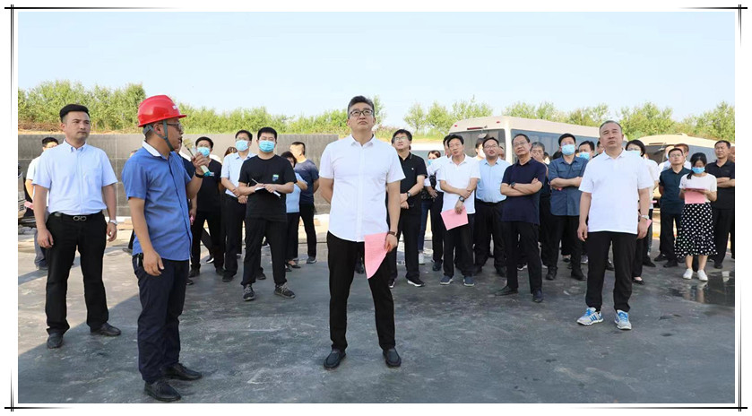 內丘縣委書記管志民一行蒞臨國泰（華北）消防產業(yè)園觀摩指導